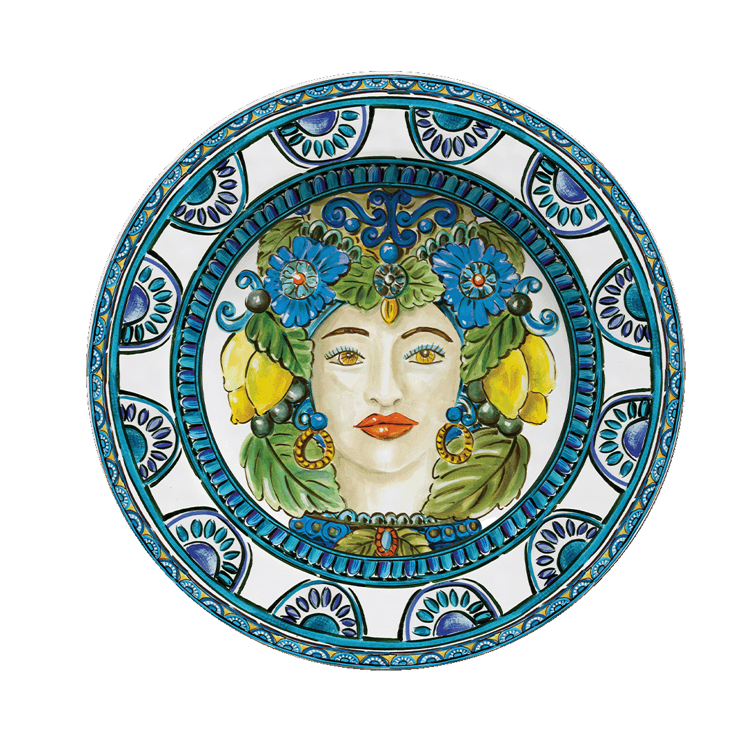 צלחת עיקרית במגוון צבעים - Sicily | כחול