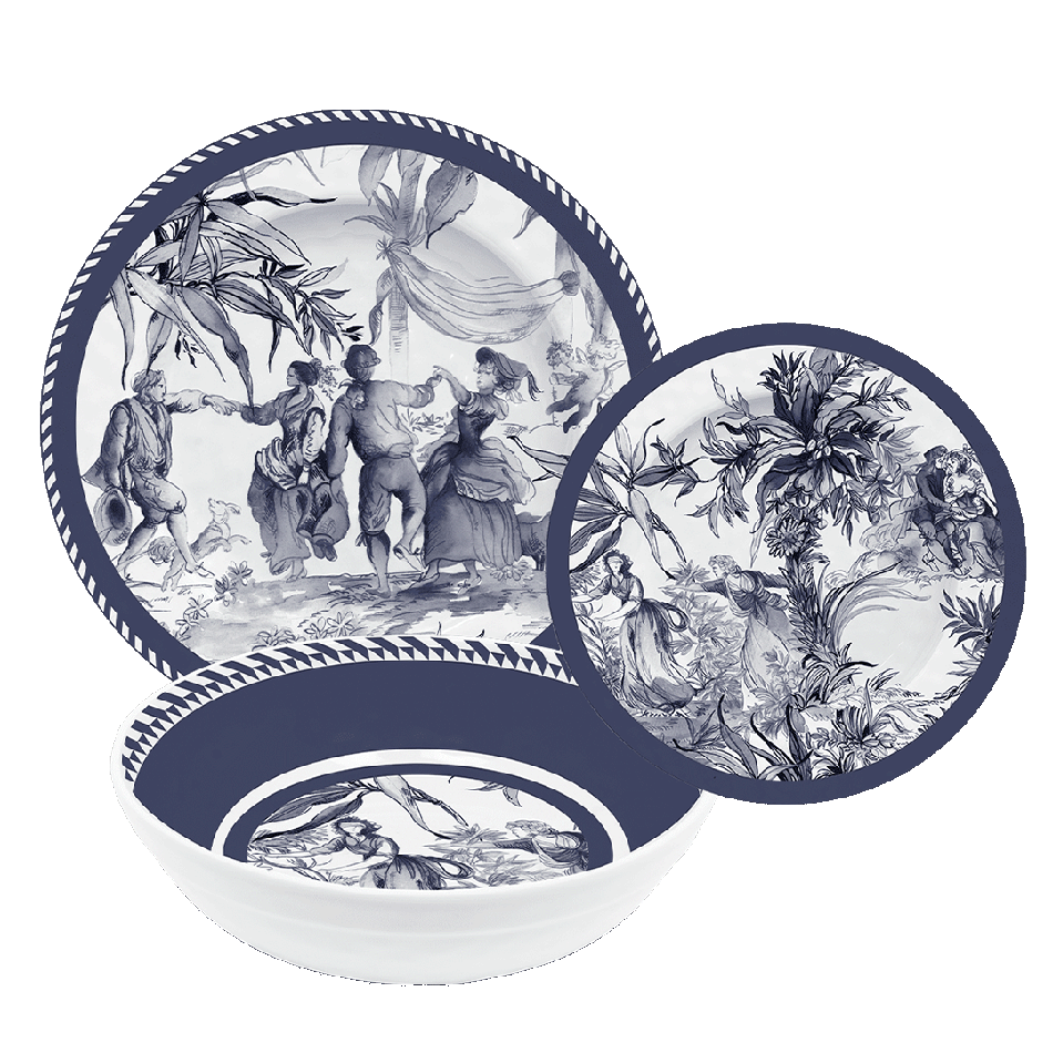 סט צלחות 18 חלקים - Versailles