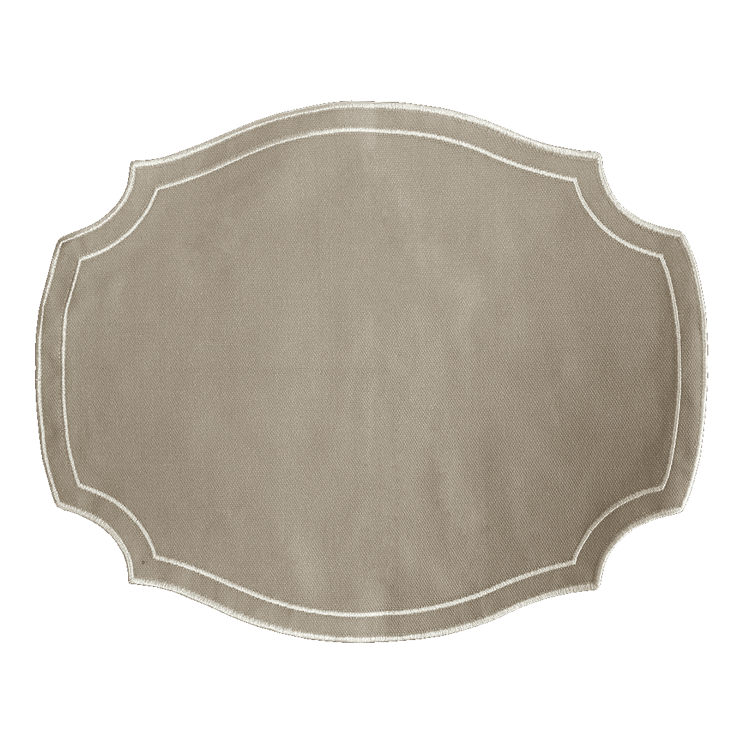 פלייסמט דוחה כתמים במגוון צבעים - אפור חום