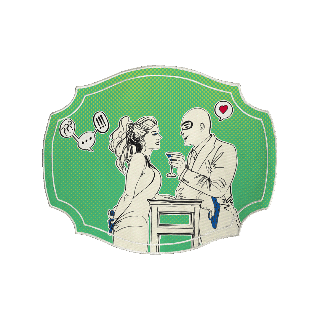 פלייסמט במגוון צבעים - ירוק