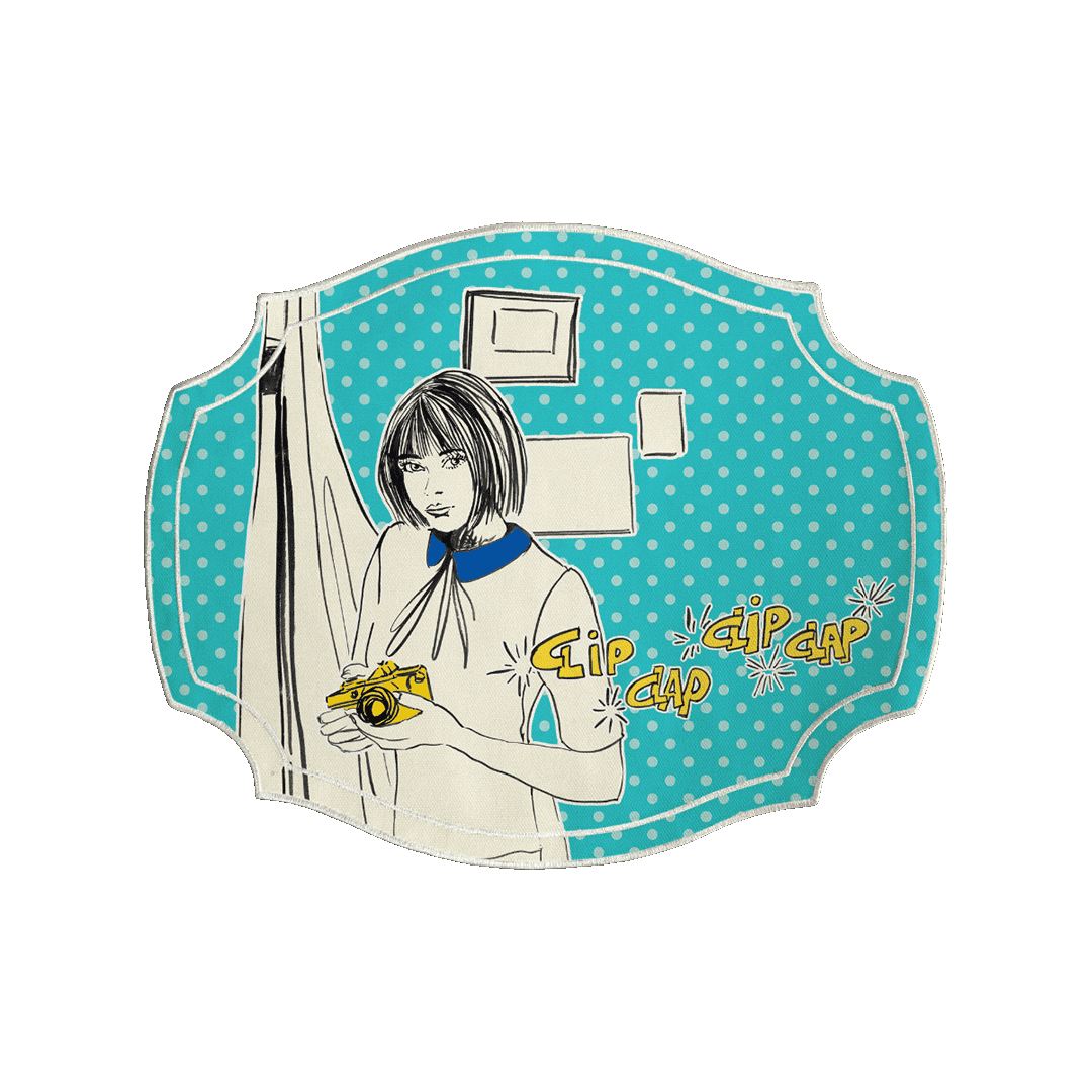 פלייסמט במגוון צבעים - טורקיז