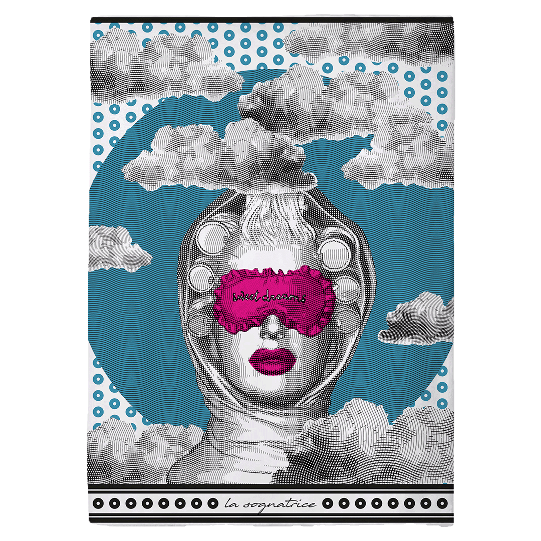 שמיכה במגוון צבעים - LA SOGNATRICE