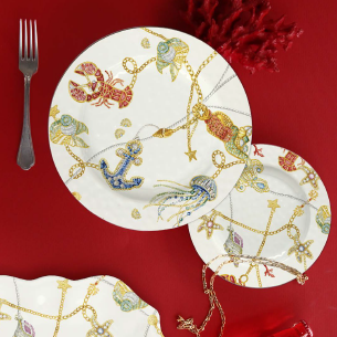 צלחת ראשונה/קינוח - Portofino | עם שוליים