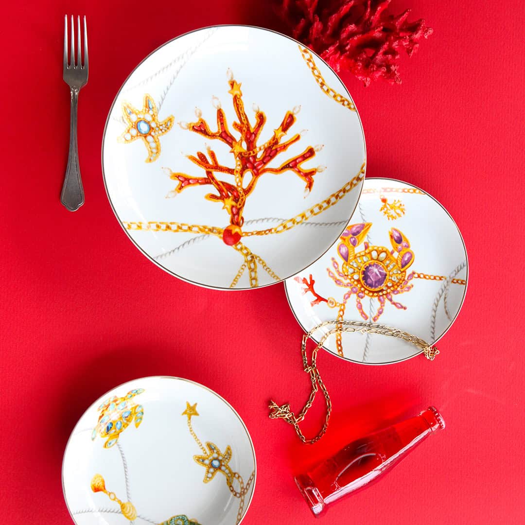 סט צלחות 18 חלקים - Portofino