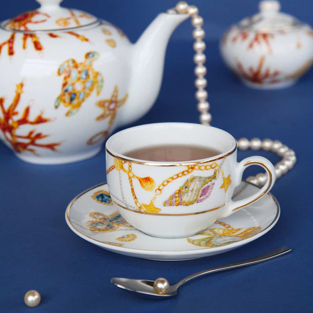 סט 2 ספלים עם תחתיות - Portofino