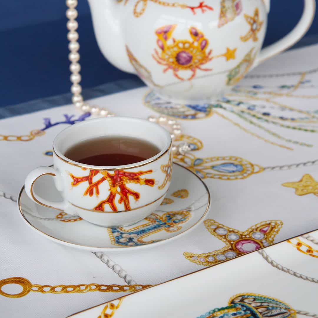 סט 2 ספלי אספרסו עם תחתיות - Portofino