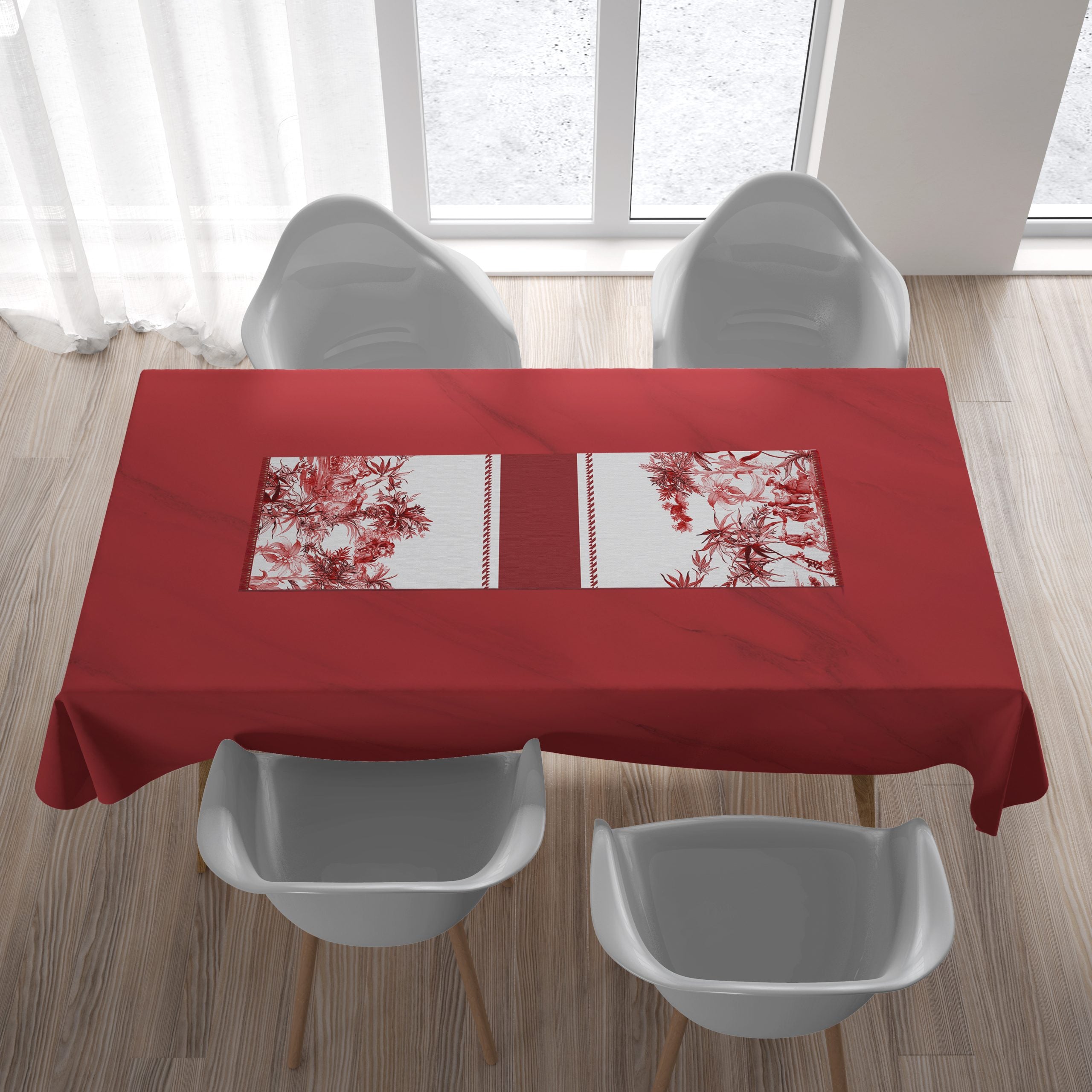 ראנר לשולחן - Le rouge | 48X150