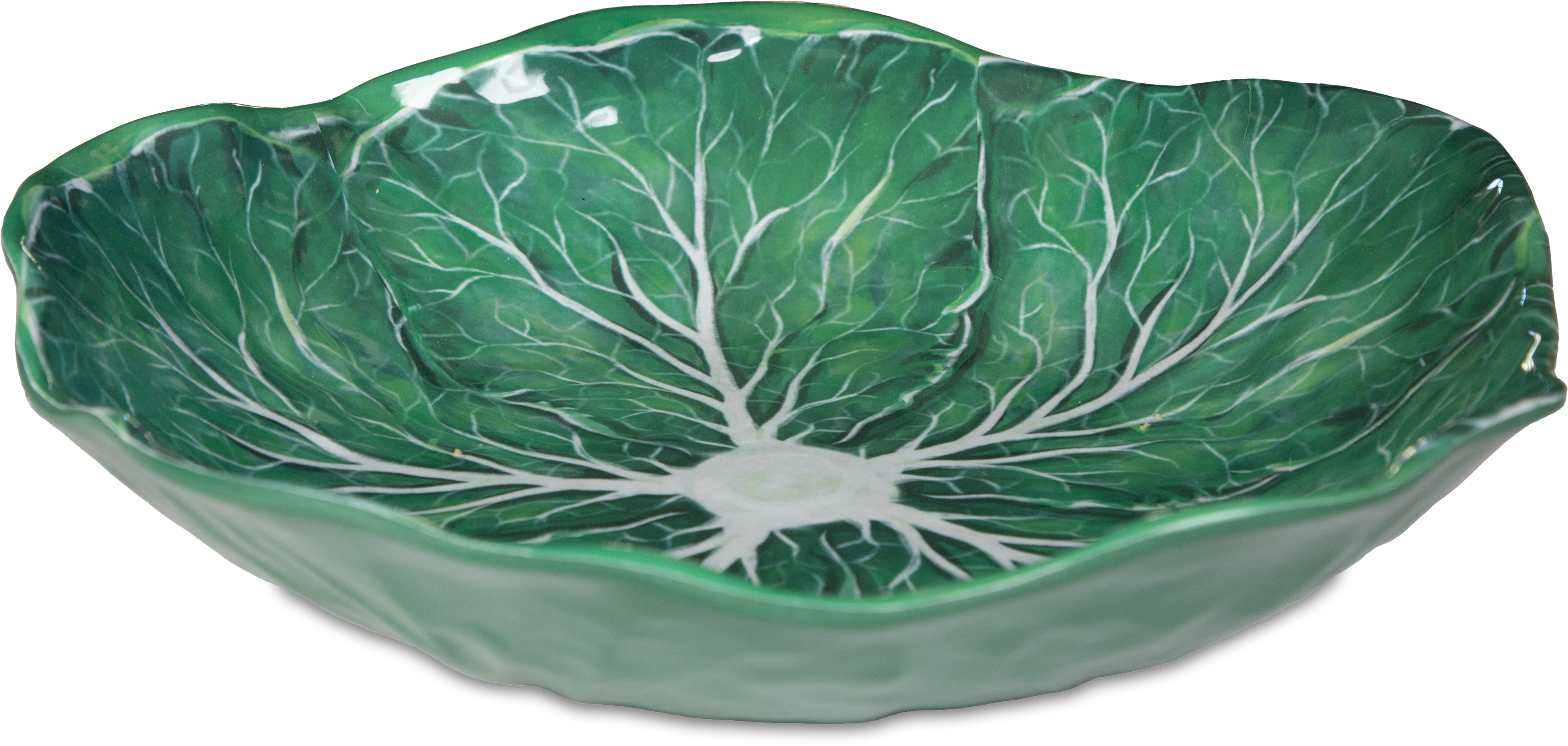 קערת הגשה רחבה במגוון צבעים - ירוק