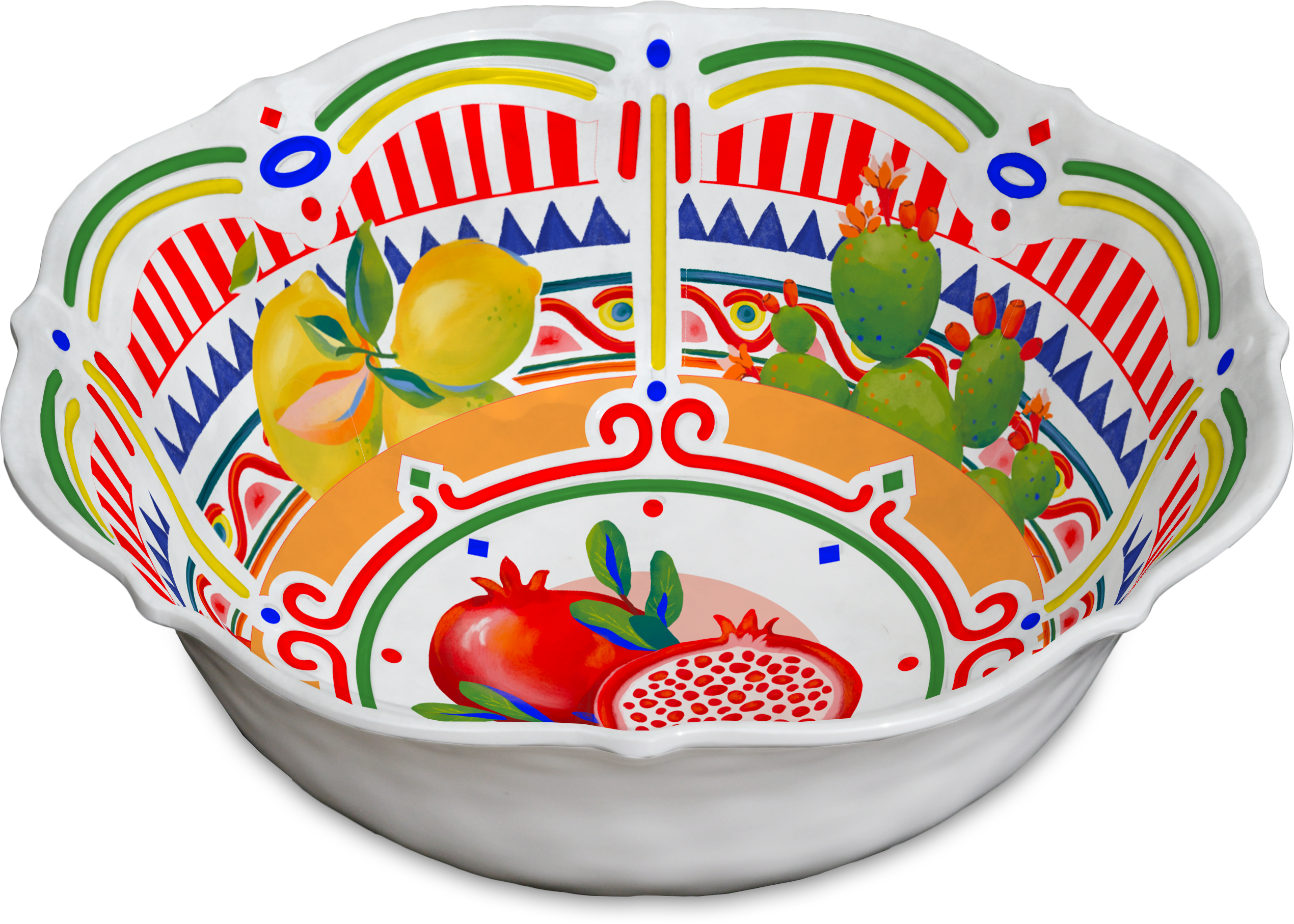 קערת הגשה עמוקה במגוון דגמים - רימון - Dolce Vita