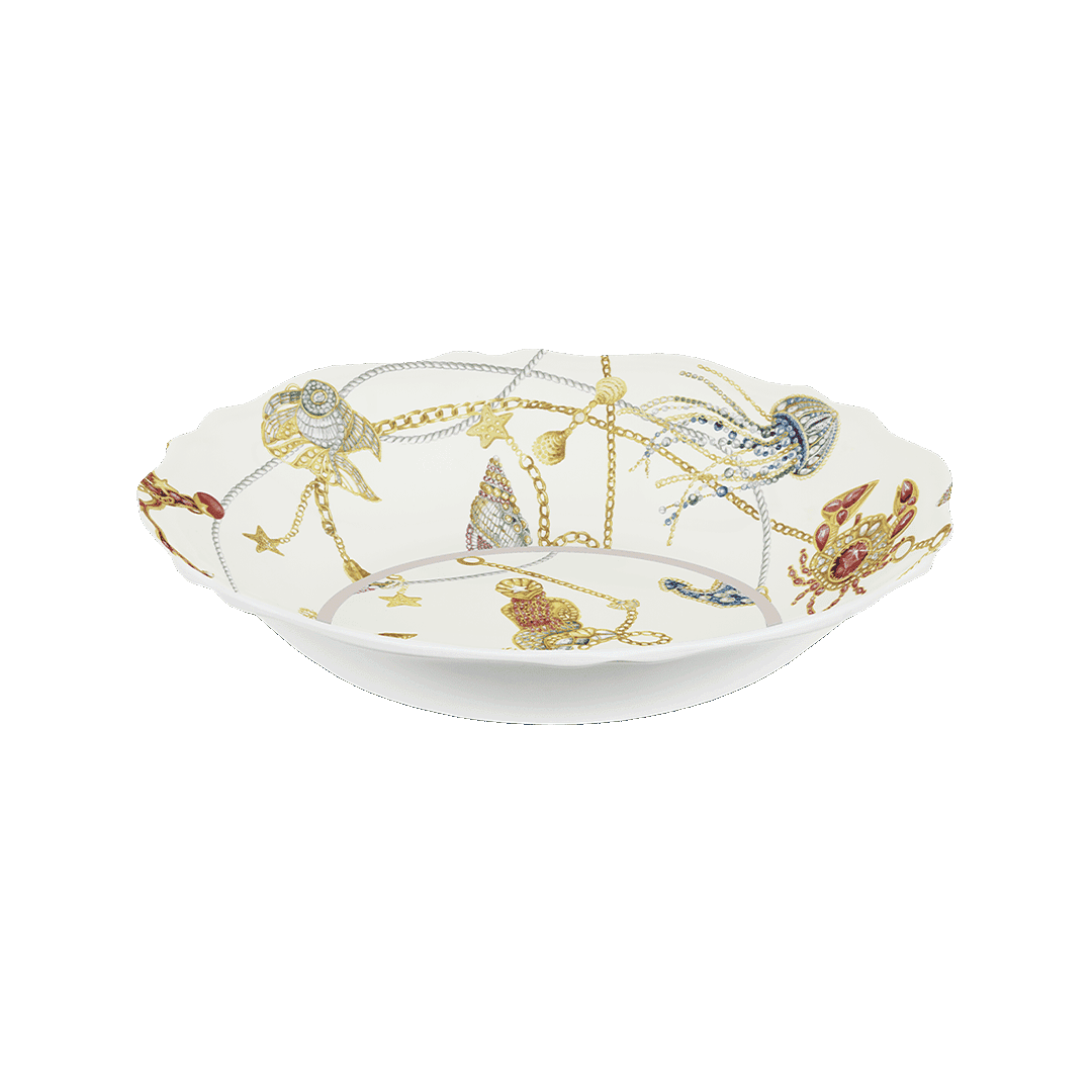 קערת הגשה - Portofino | עם שוליים