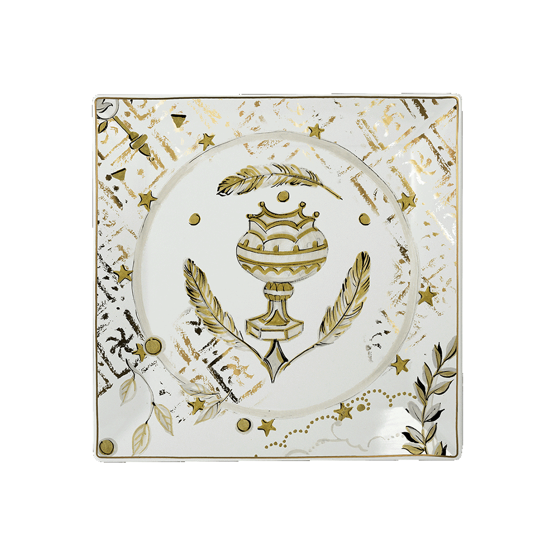 צלוחית מרובעת במגוון דגמים - CUP