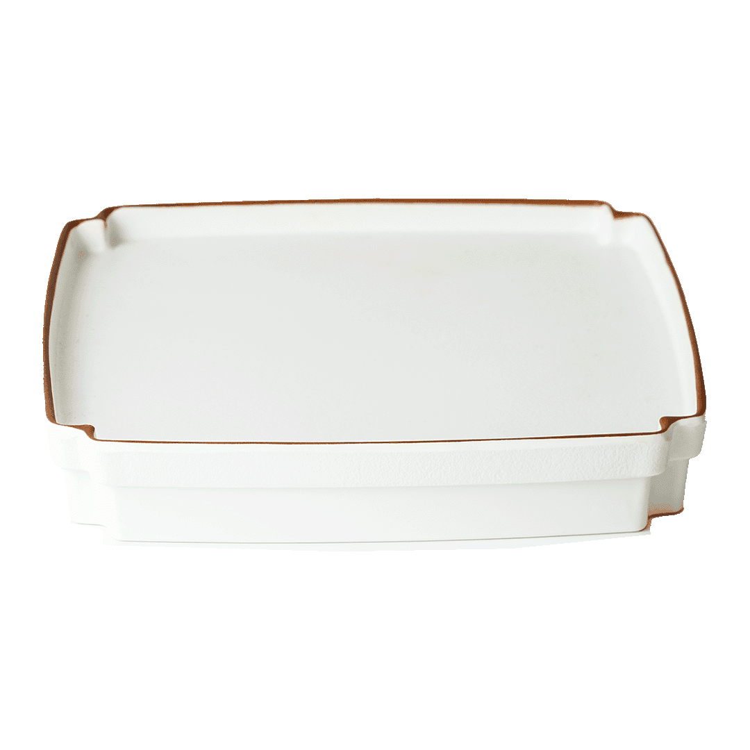 צלחת הגשה מרובעת גבוהה - Cosmopolitan | 25.5X25.5