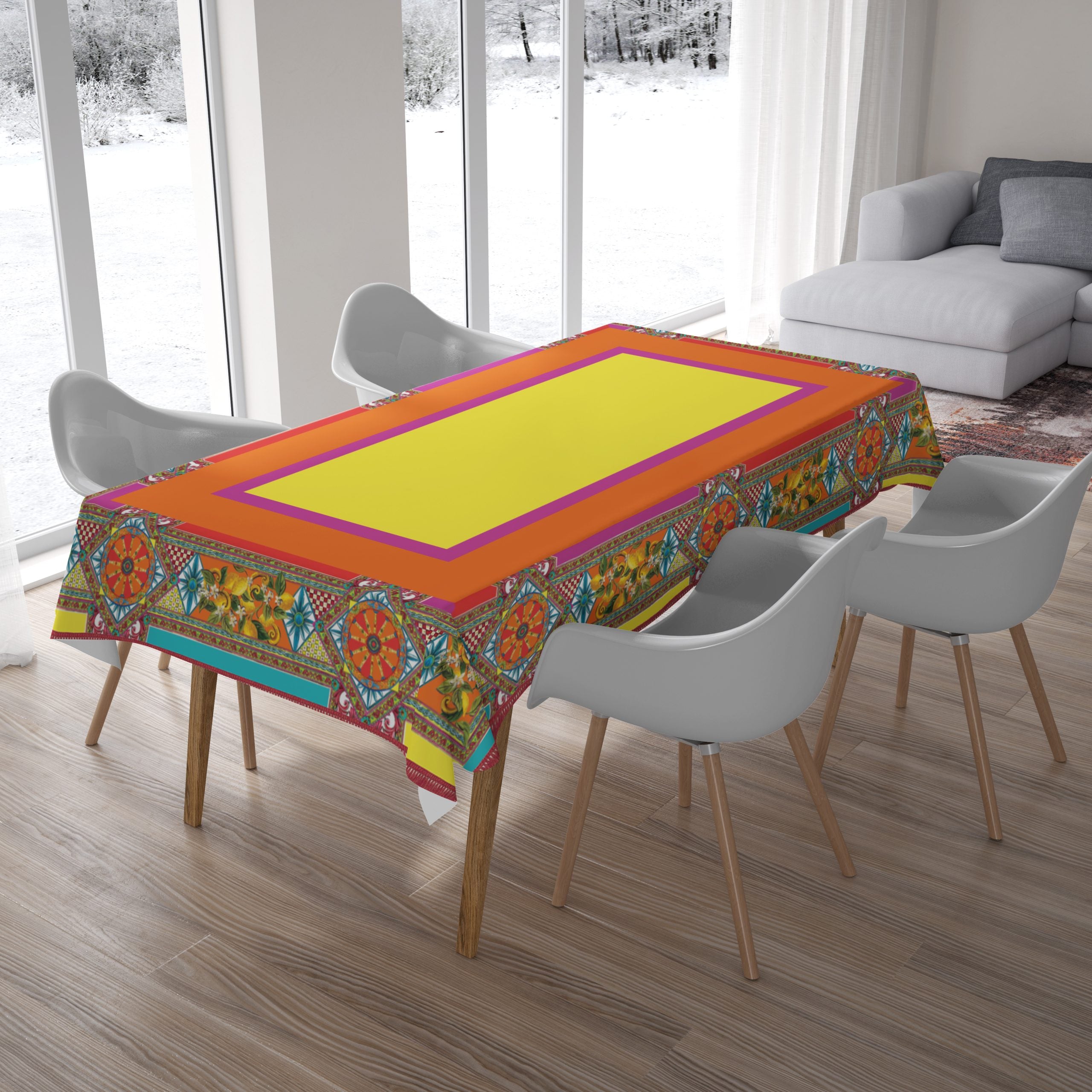 מפת שולחן דוחה כתמים מלבנית - Ortigia | 160X240