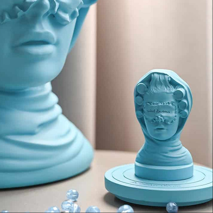 פסלון לשולחן במגוון צבעים - כחול | LA SOGNATRICE