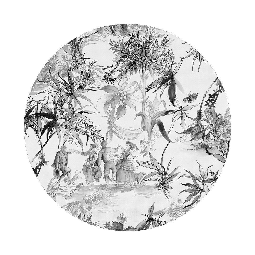 פלייסמט כותנה במגוון דגמים - CLASSIC | אפור