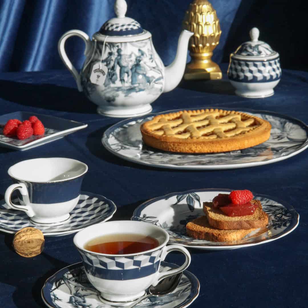 סט 2 ספלים עם תחתיות - Versailles