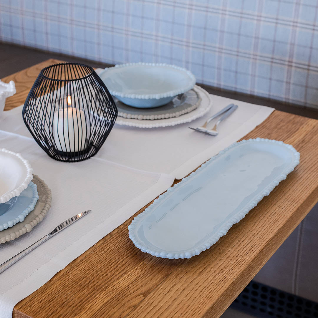 צלחת הגשה אובלית במגוון צבעים - Joke