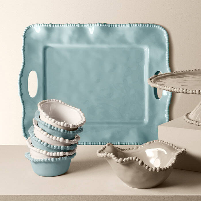 מגש מלבני עם ידיות - במגוון צבעים - JOKE | 33X47