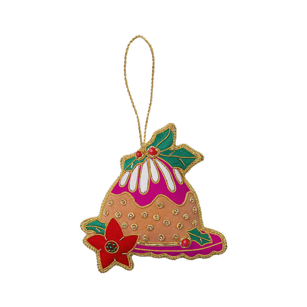 קישוט רקום ביד - פודינג