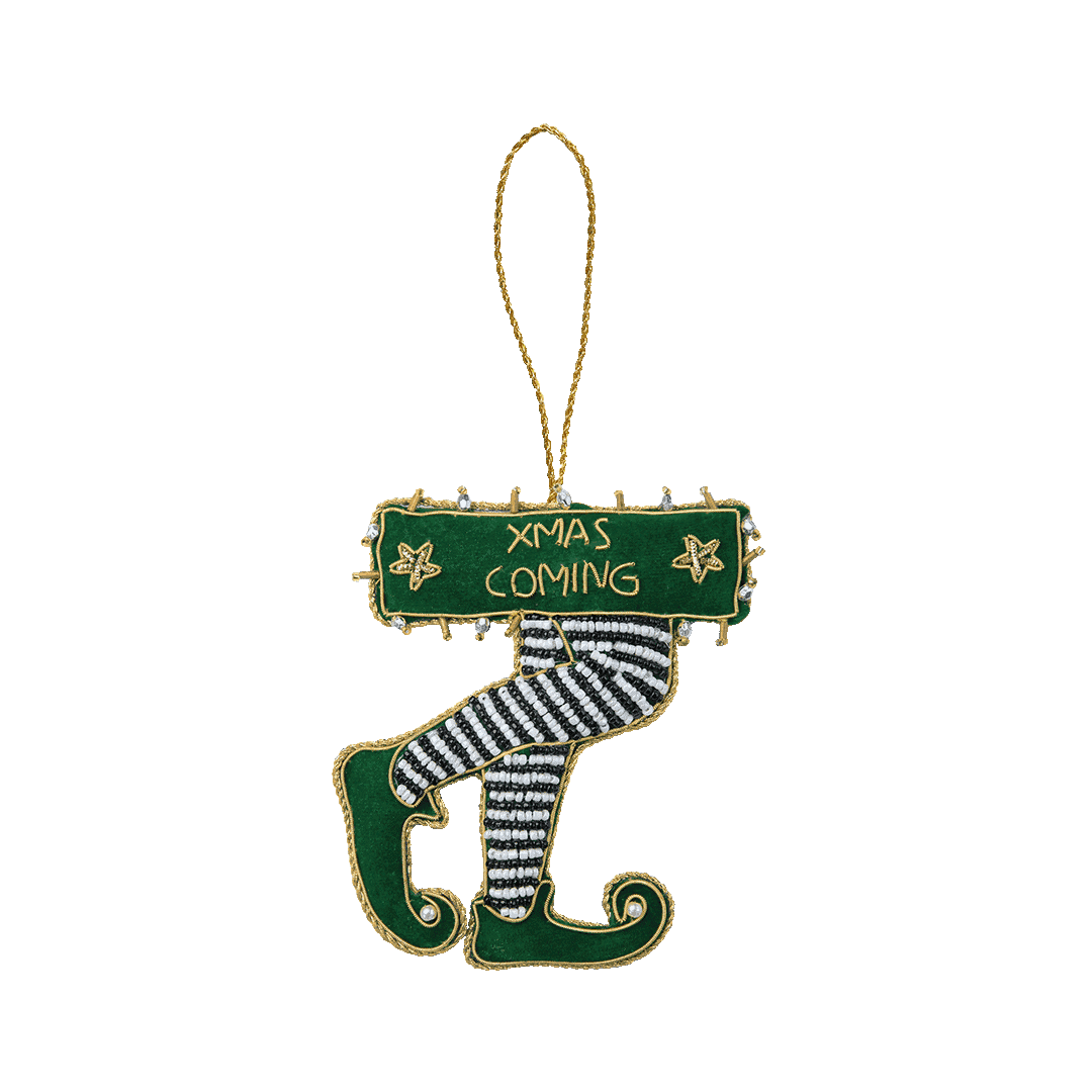 קישוט רקום ביד - שדון