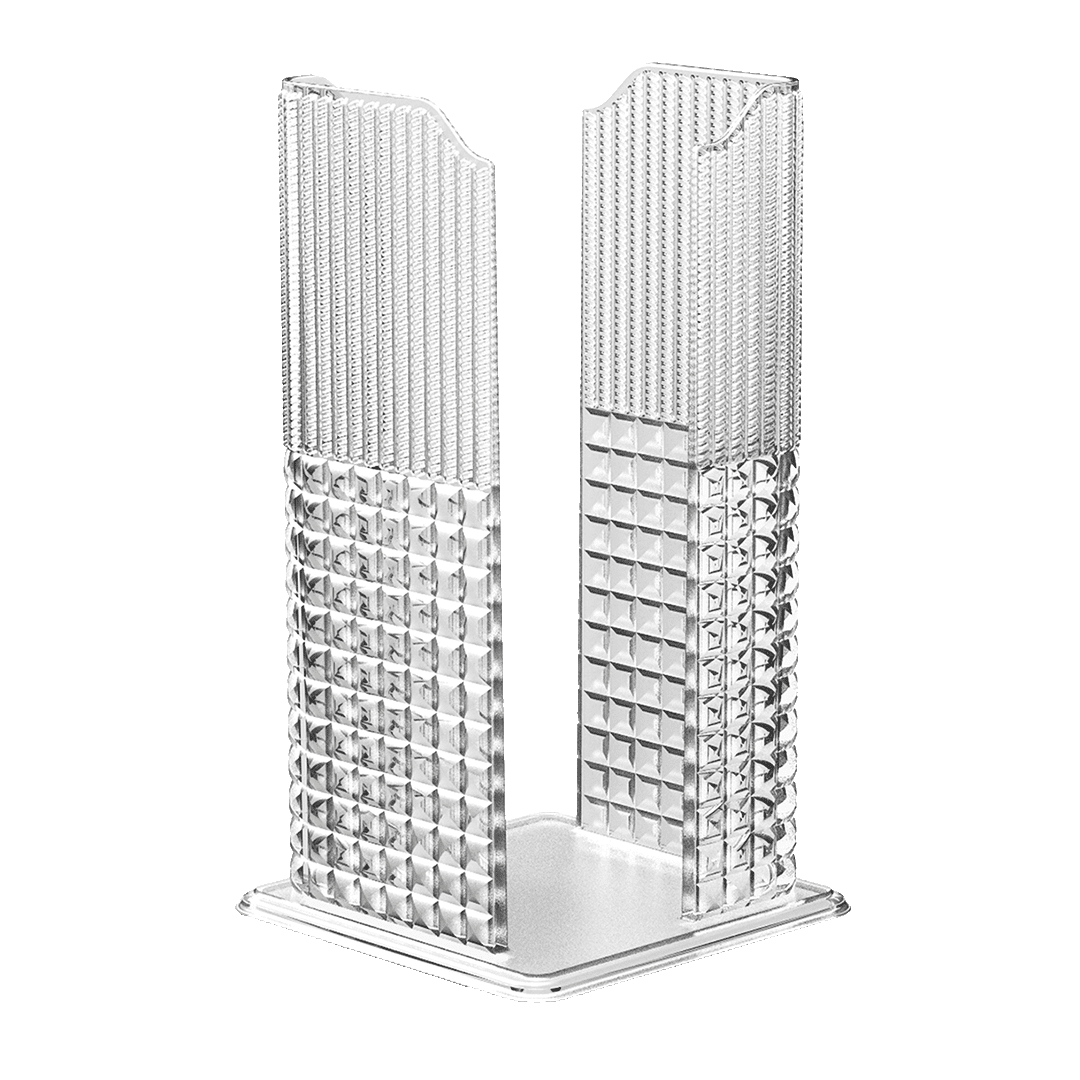 מעמד כוסות שקוף