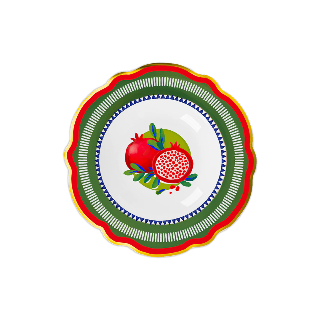 צלחת עמוקה - רימון