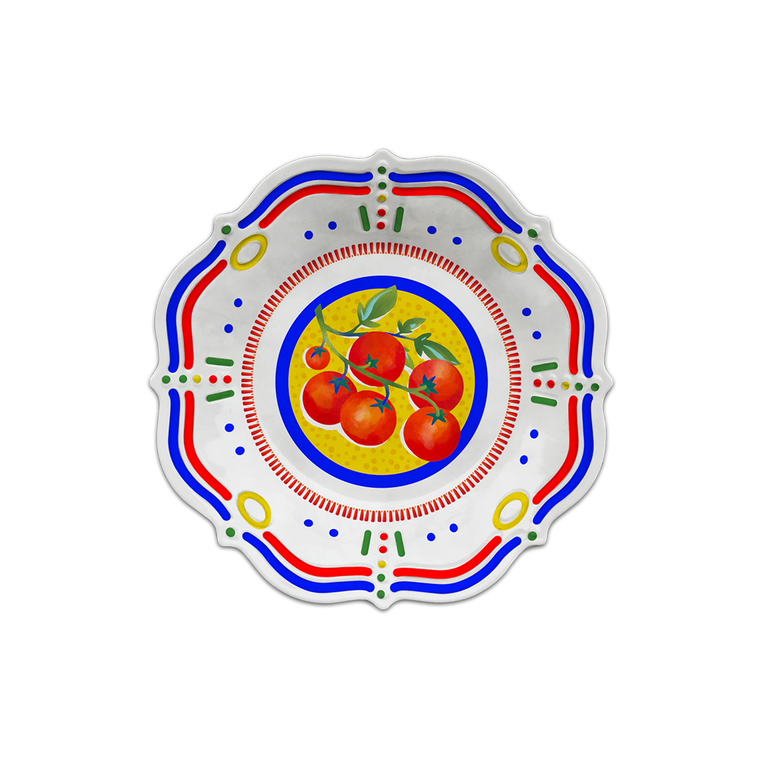 צלחת עמוקה - עגבניות