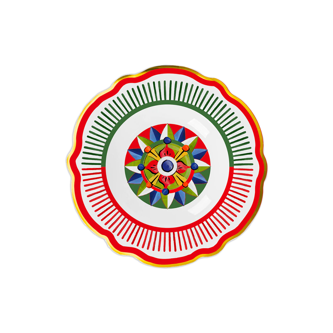 צלחת עמוקה - גיאומטרי