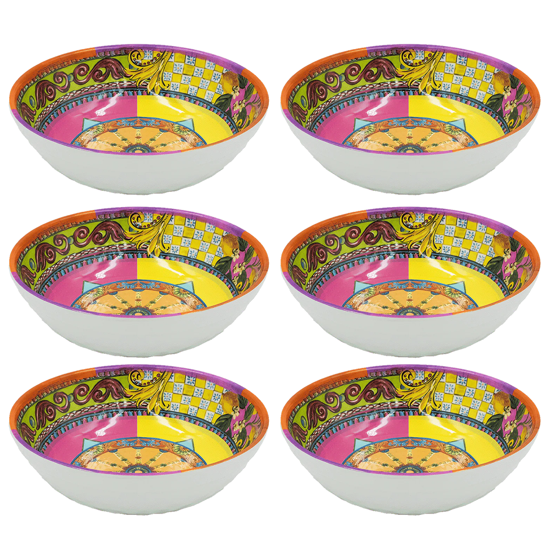 סט 6  צלחות עמוקות - Ortigia