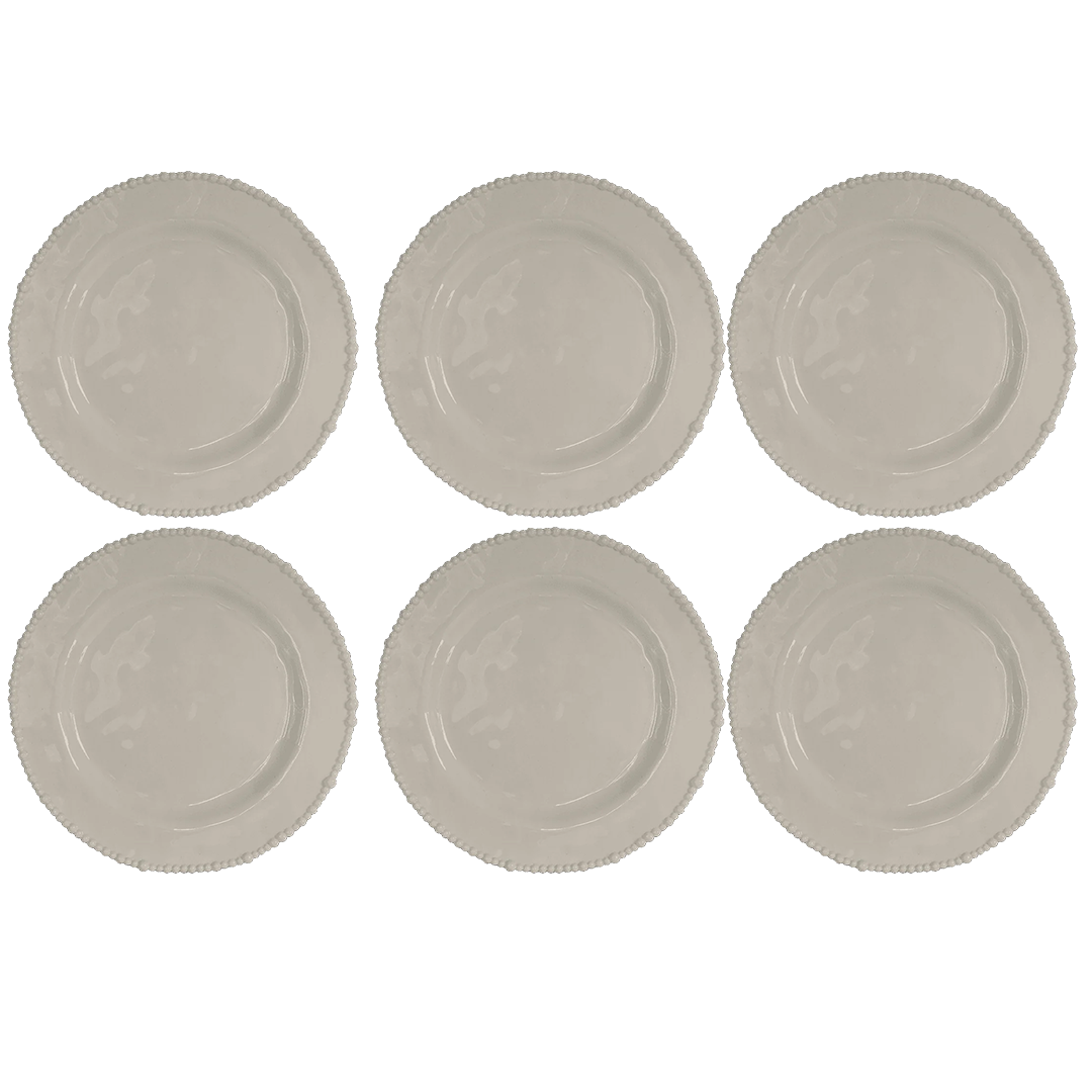 סט 6 צלחות עיקריות במגוון צבעים - Joke