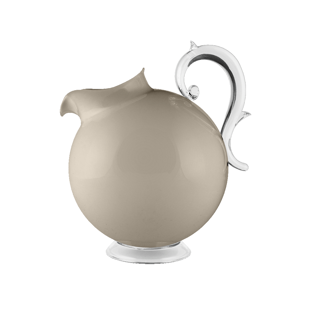 קנקן מים 2.25 ליטר במגוון צבעים - אפור חום אחיד