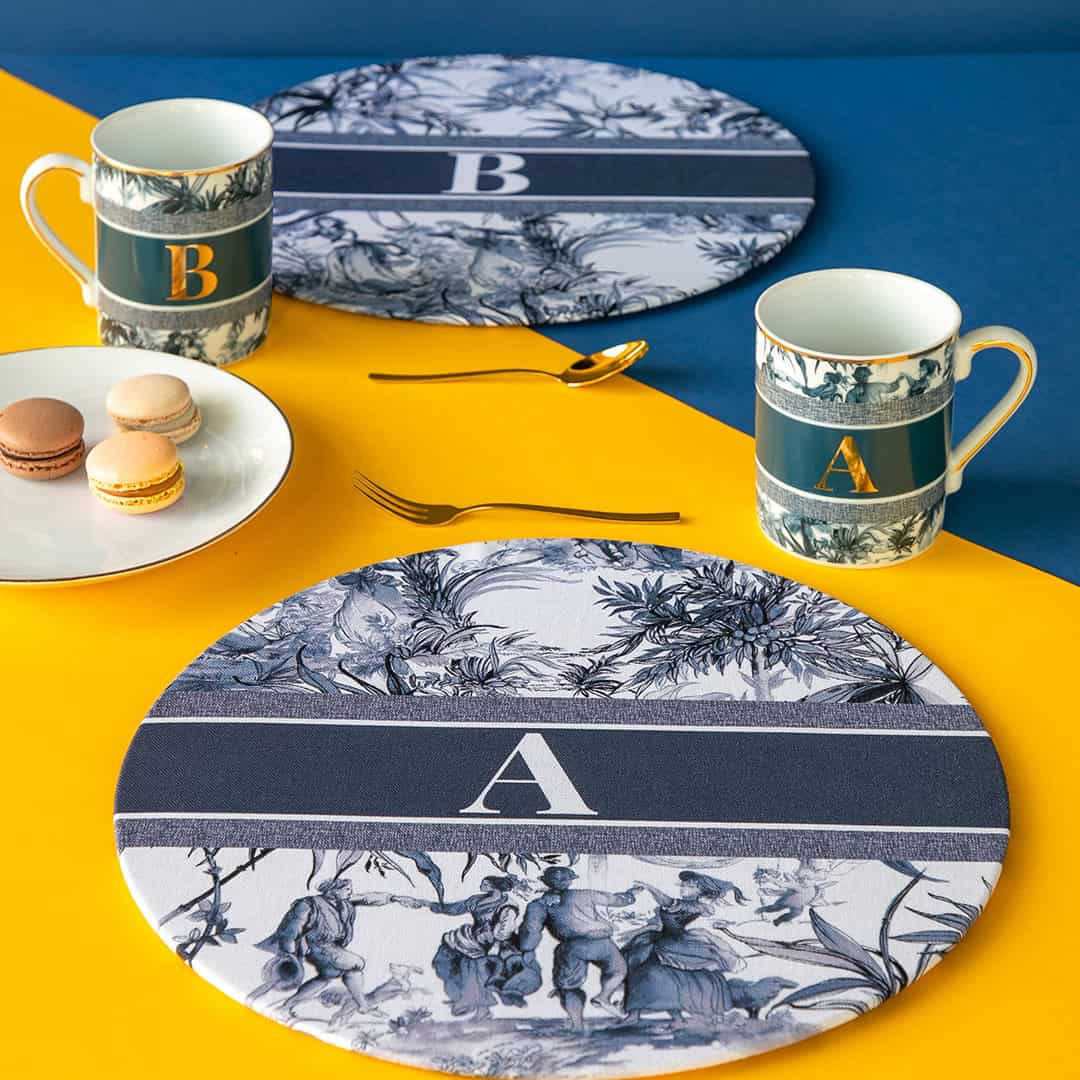 פלייסמט האותיות בהתאמה אישית - A-Z