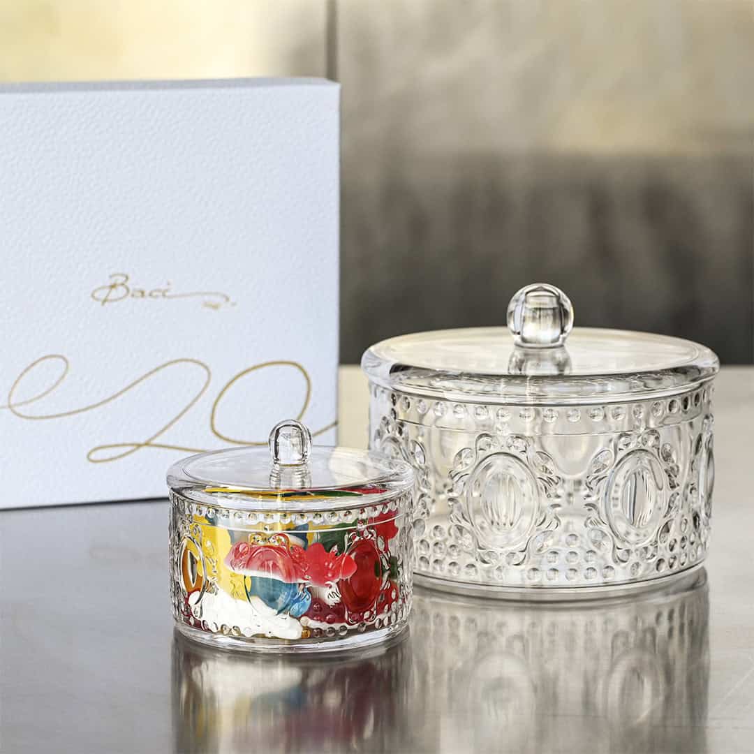 סט 2 כלי אחסון עם מכסה