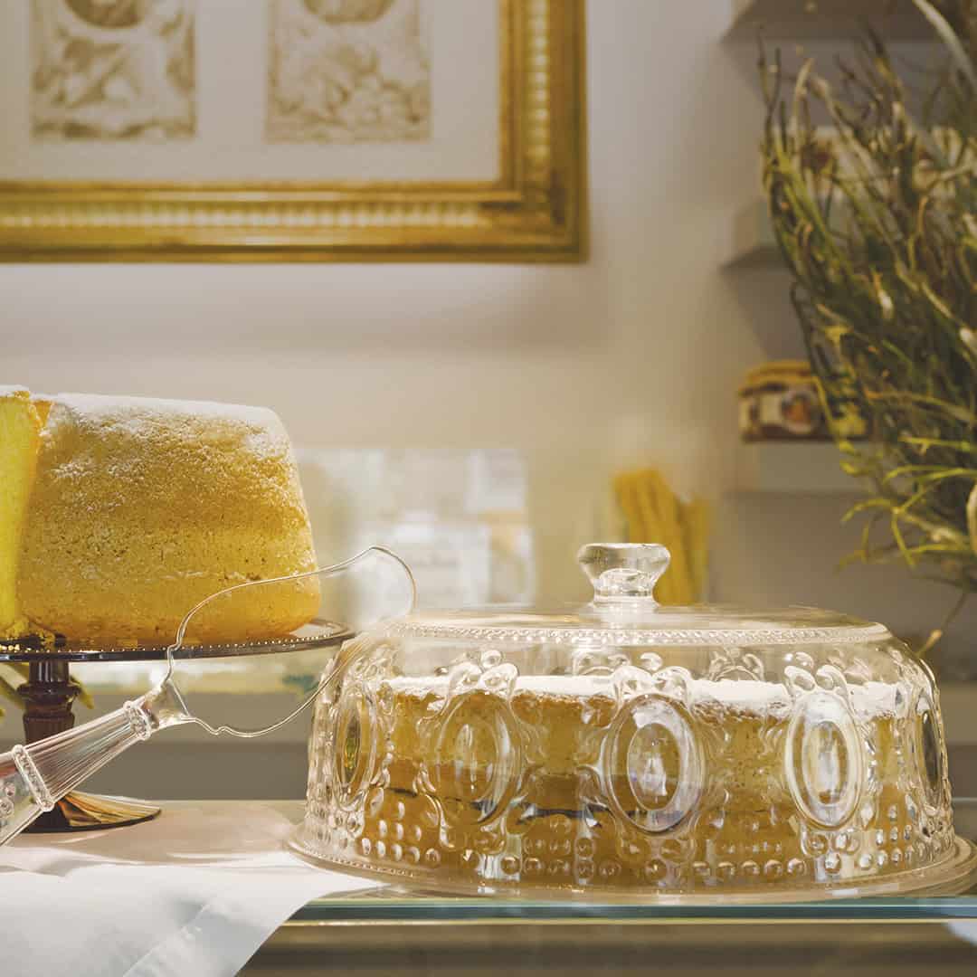 מעמד על רגל עם מכסה וכף הגשה