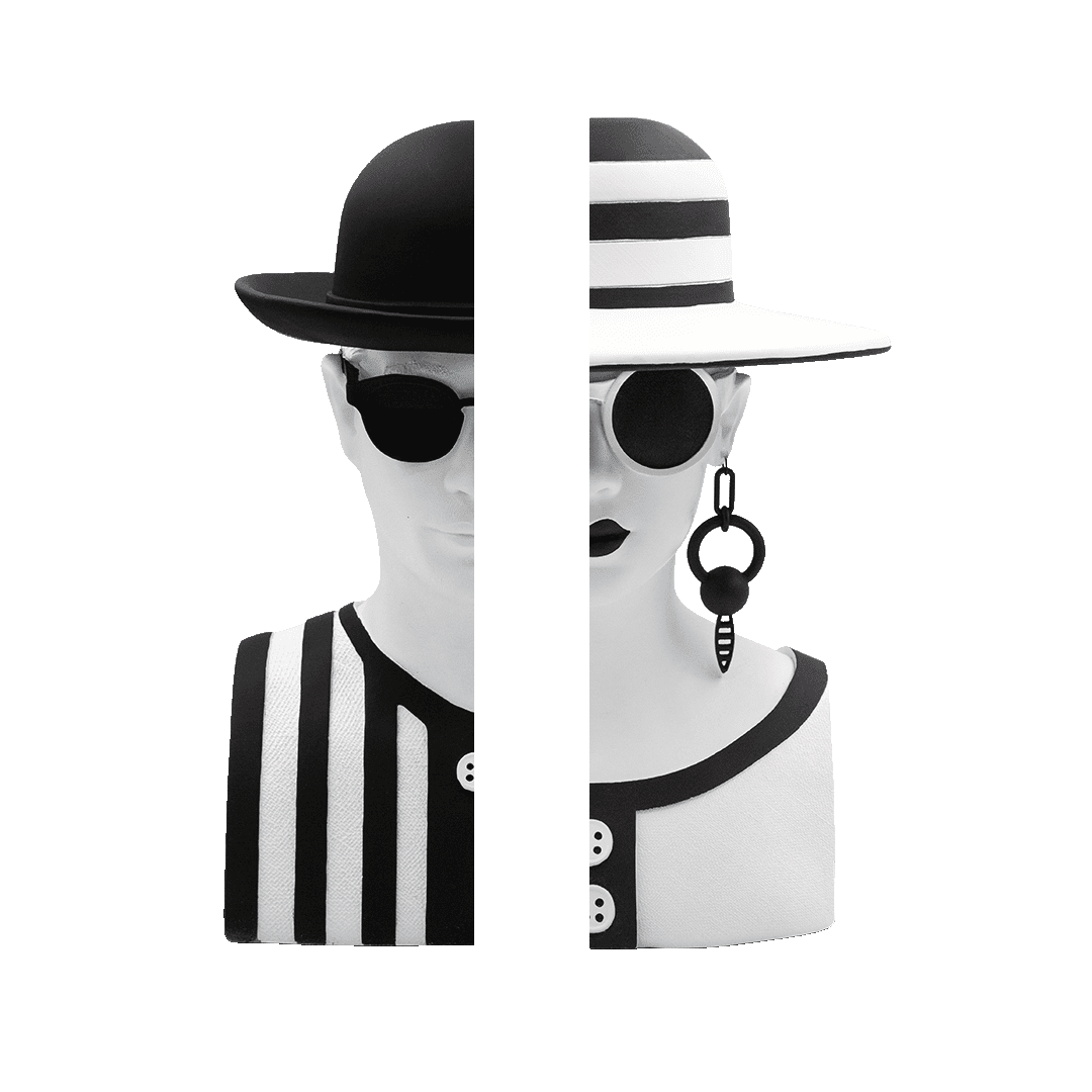 מעמד ספרים דו-ראשי - Gli Inseparabili