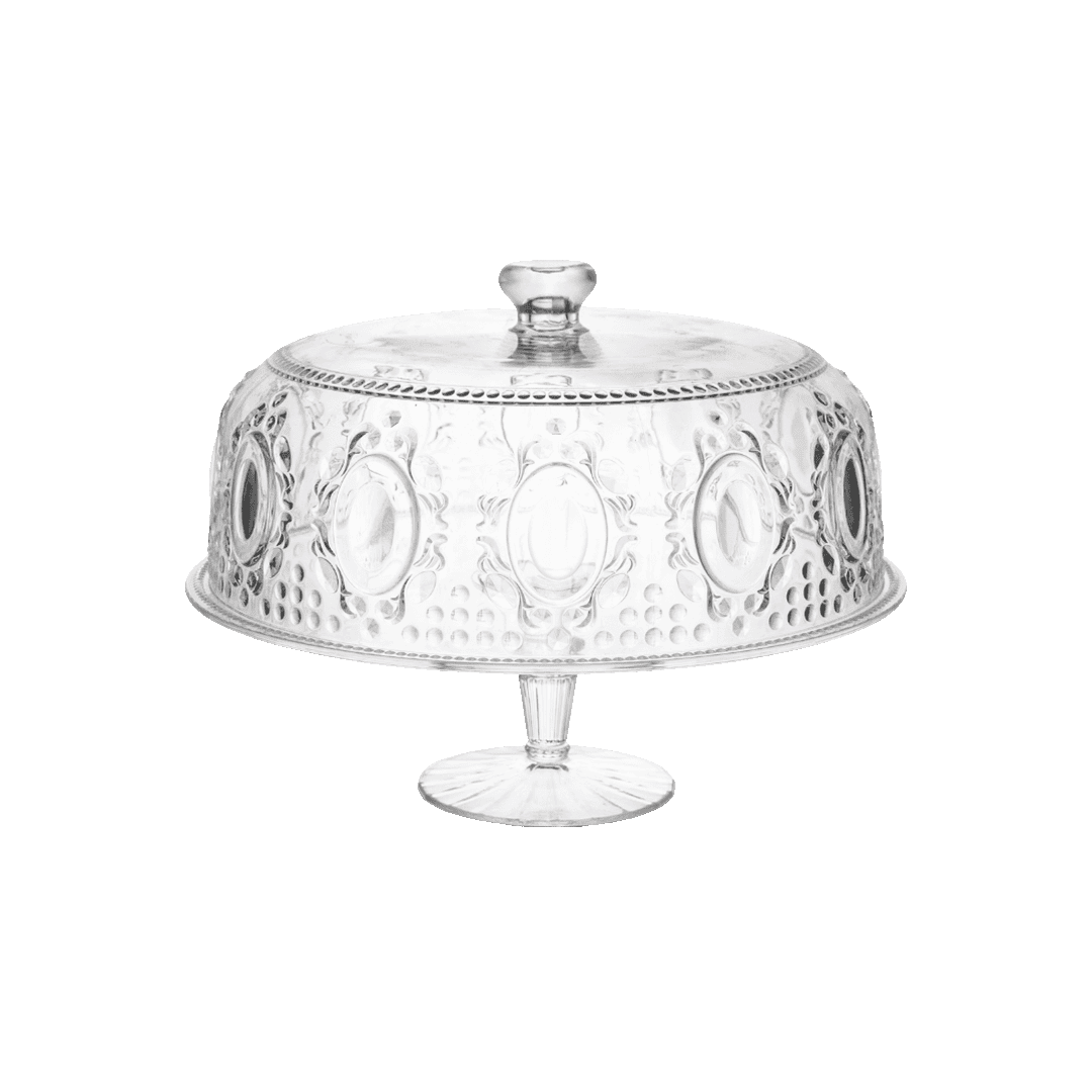 מעמד על רגל עם מכסה פעמון