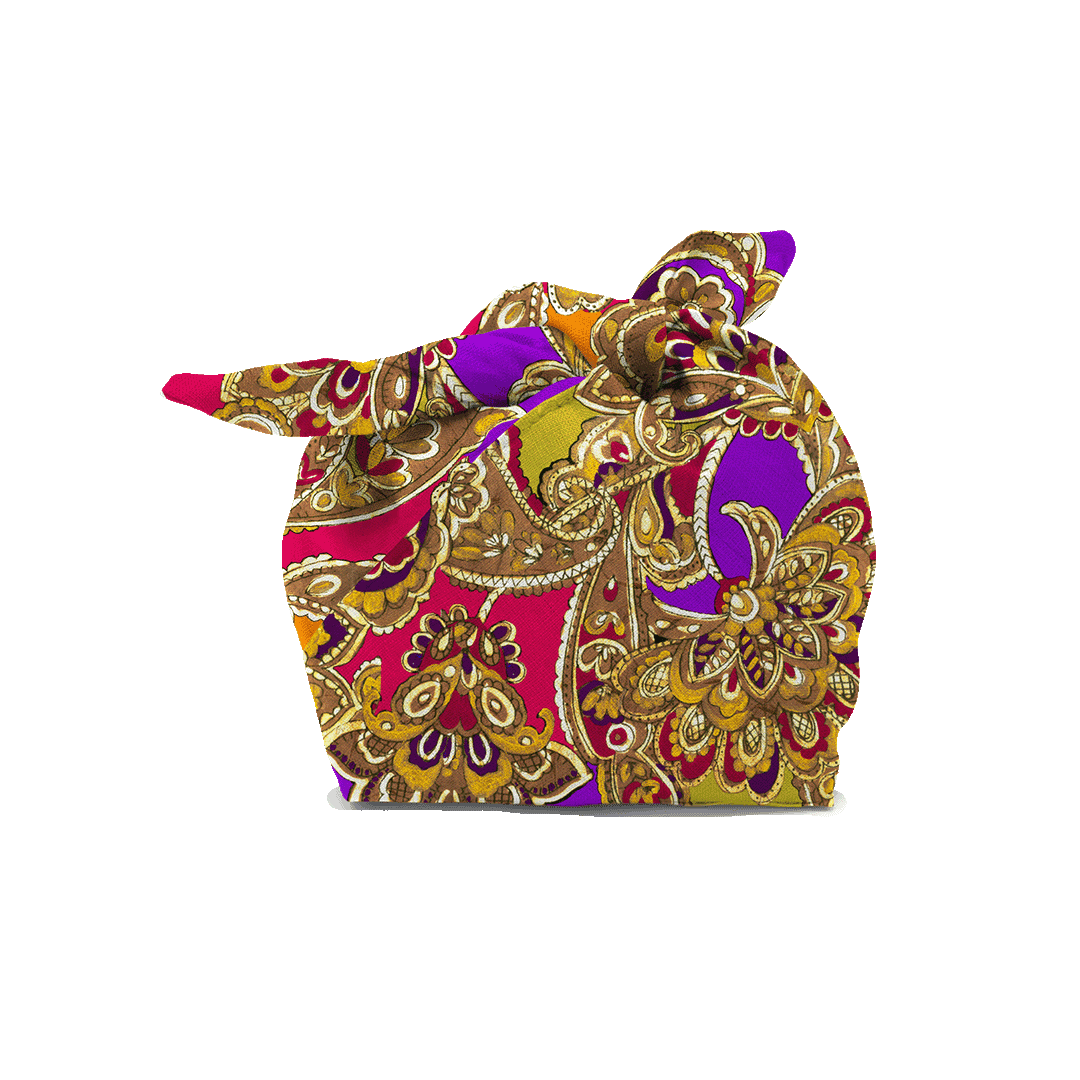 סל קשירה לגריסיני - CASHMERE | פייזלי ורוד