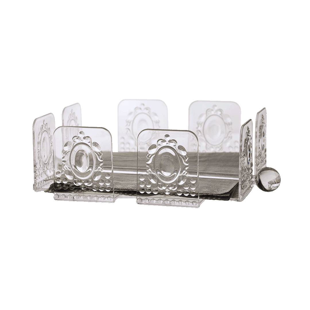 מחזיק מפיות שקוף