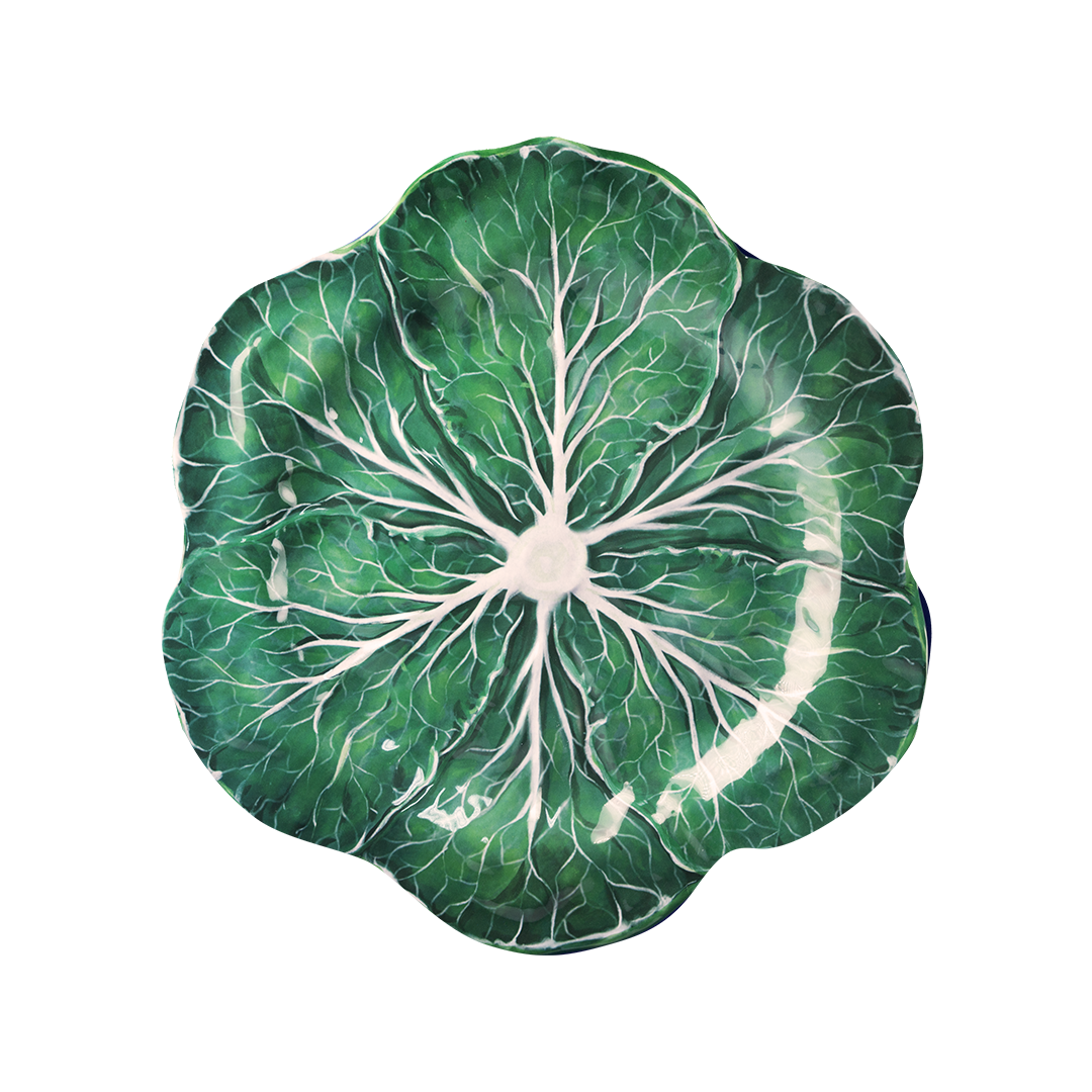 צלחת עיקרית במגוון צבעים - ירוק