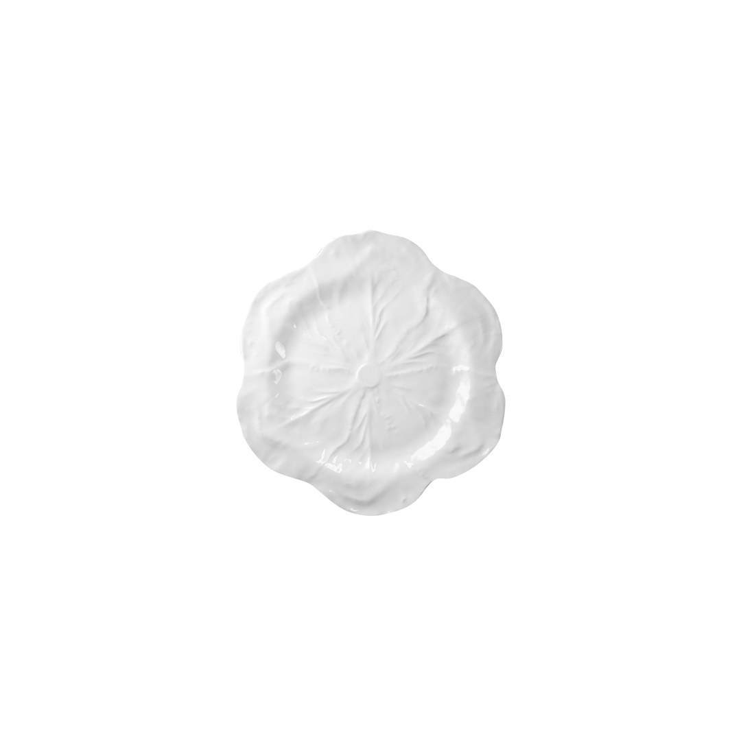 צלחת ראשונה/קינוח במגוון צבעים - לבן