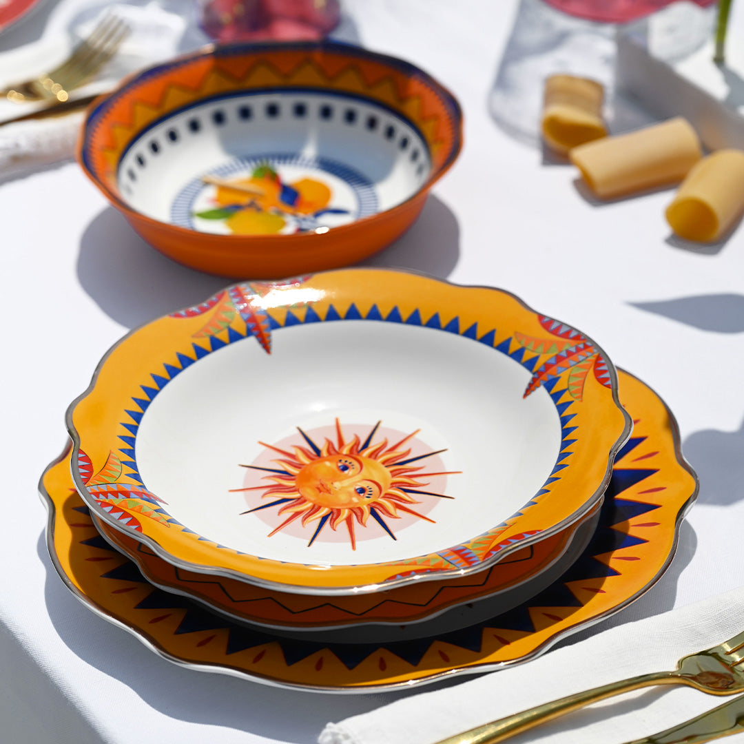 צלחת עמוקה - שמש