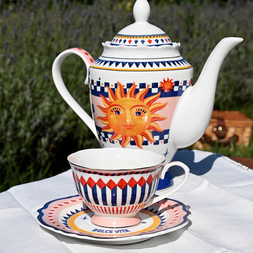 סט 2 ספלי אספרסו עם תחתיות - Dolce Vita