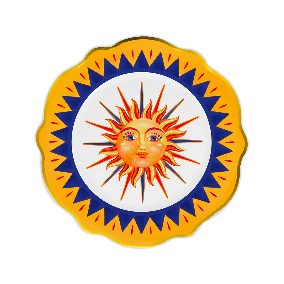 צלחת עיקרית פורצלן - שמש - Dolce Vita