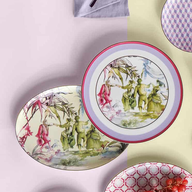 צלחת הגשה אובלית - 19.5x26.5 ס"מ | Firenze