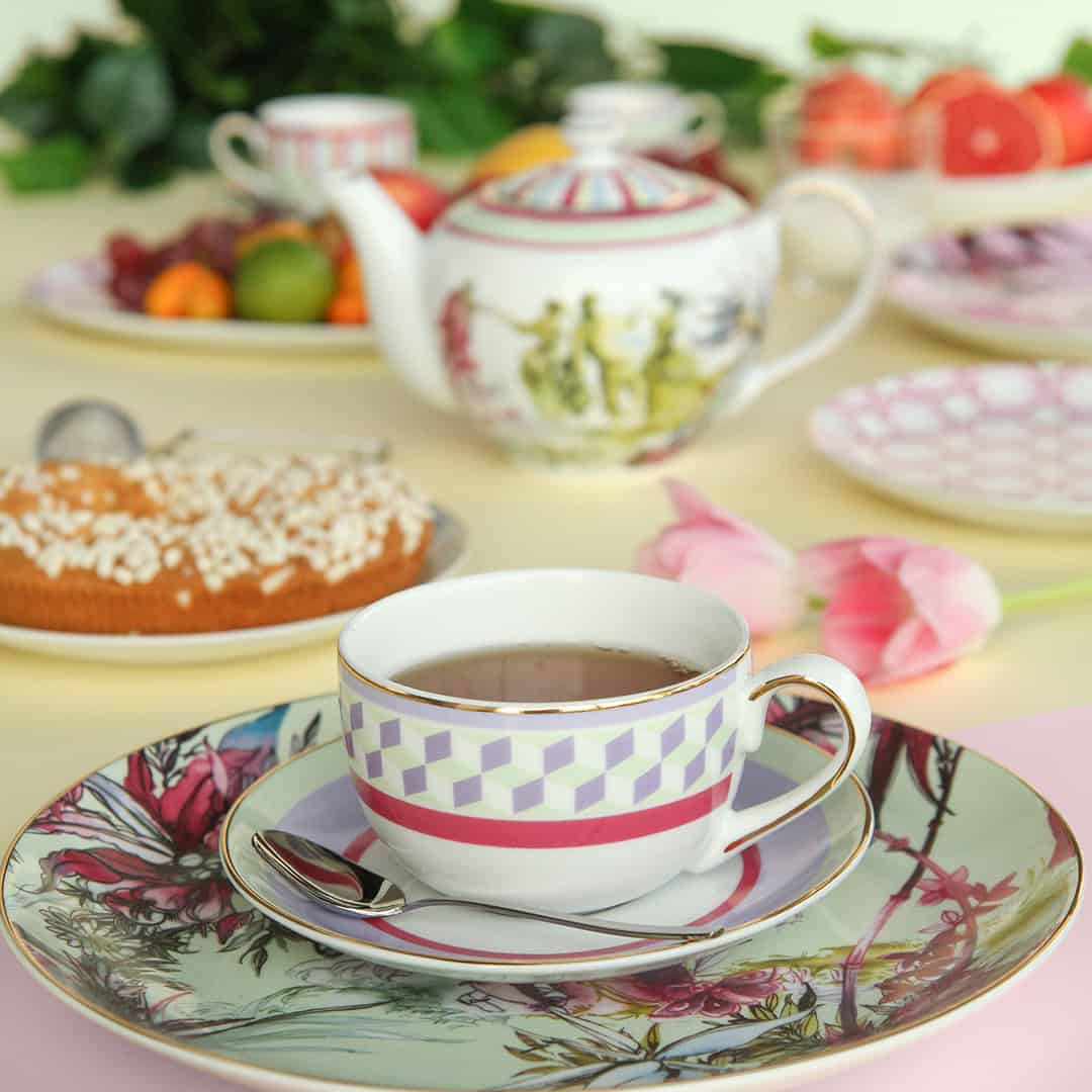 סט 2 ספלי אספרסו עם תחתיות - Firenze