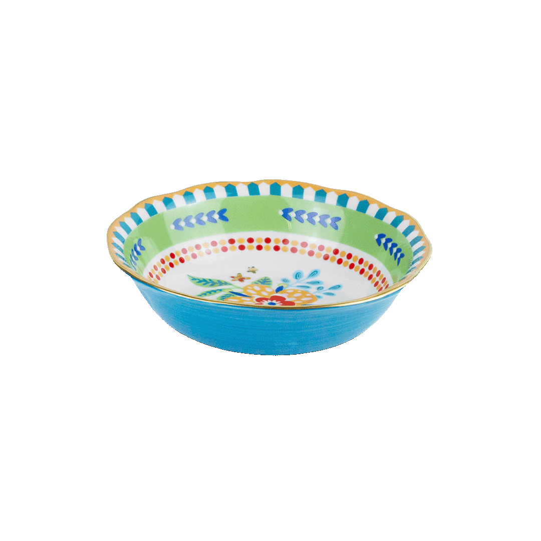 קערה צבעונית - Flowers