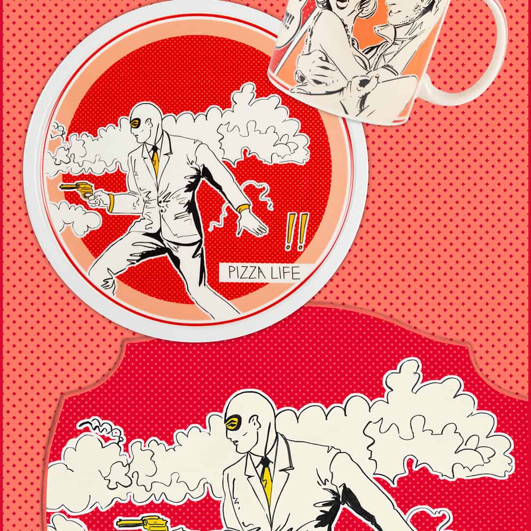 פלייסמט במגוון צבעים - אדום