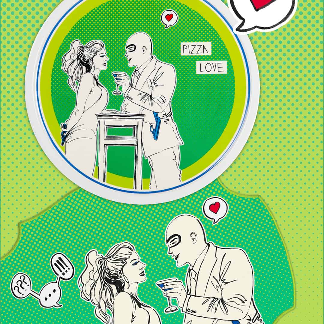 פלייסמט במגוון צבעים - ירוק