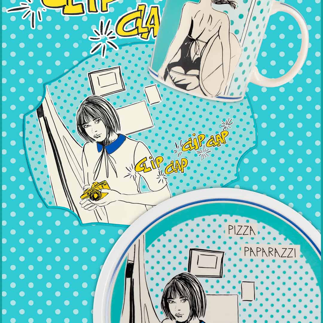 פלייסמט במגוון צבעים - טורקיז