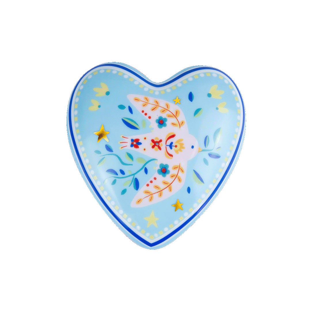 לב גדול לתליה על קיר במגוון דגמים - SMALL BIRD